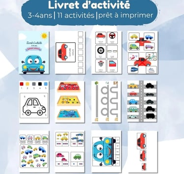 livret d'activité voiture