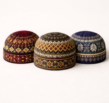 Handwoven wool caps Pakistan