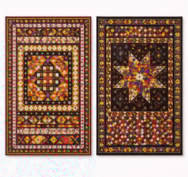 Traditional Ralli patchwork quilts