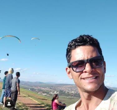 rampa de voo livre no topo do mundo