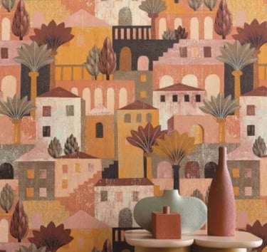 collection papier peint aventura maison casamence maisons multicolores