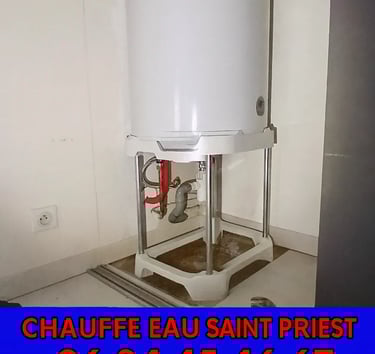 Devis gratuit remplacement installation chauffe eau electrique sur trepied saint priest 69800