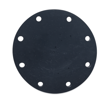 flat rubber diaphragms