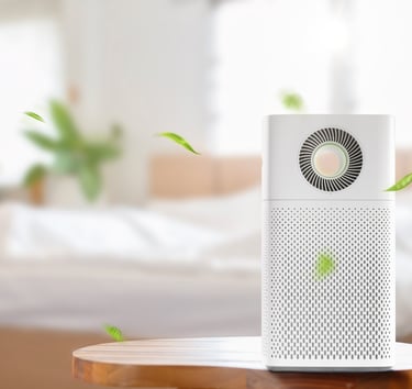 Purificador de aire para mejorar la calidad del aire en casa