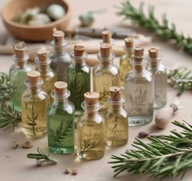 distilled, concentrated goodness - essential oils