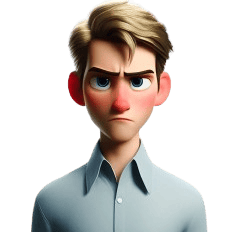 a cartoon character with a pirate eye patch on his shirt martin pe coach