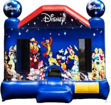 LARGE WORLD OF DISNEY MOONWALK Bookings 832-216-8423