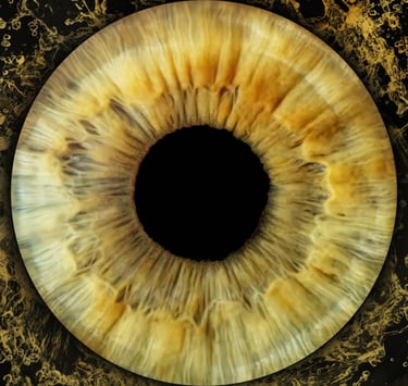 Close Up of Dr. Mitchell's Iris, Iris Photography