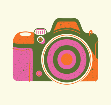 a camera with a camera on it for content creation