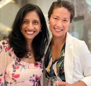 Manisha Agarwal and Amy Tsao, promoters of Studio AM