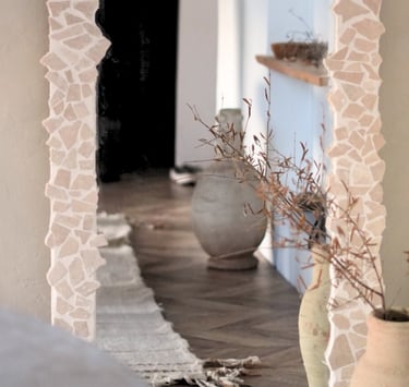 diy miroir travertin maison agave