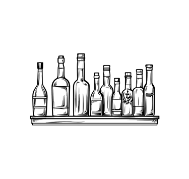 Premium spirits and fresh ingredients included with mobile cocktail bar hire.