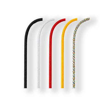 Color Line System — textile cable with integrated switch in chosen finish, replaceable by hand without tools