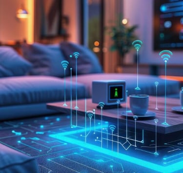 Enterprise-grade mesh Wi-Fi setup and home automation synchronization.