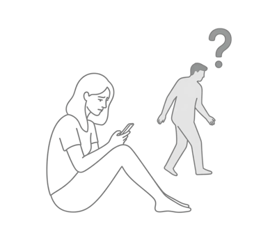 Détachement amoureux, choix difficile en amour et signe d'une infidélité.