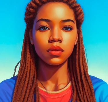 Rachy Katly's face in avatar