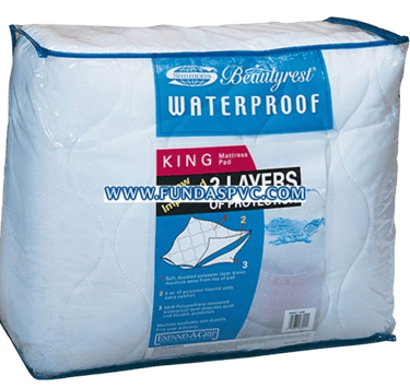 funda de plastico con cierre para empacar edredon