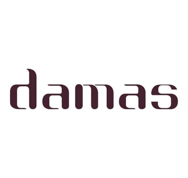 Damas logo - trusted client of Echo Dubai audio visual rental services