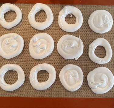 meringue nid de pâques