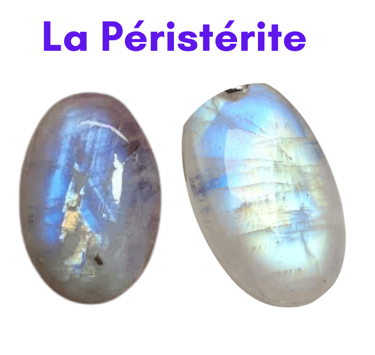 Les pierres naturelles Péristérite Les Couleurs de Lo