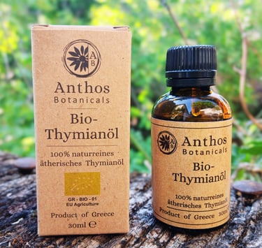 Greek thyme essential oil organic Anthos Botanicals 3