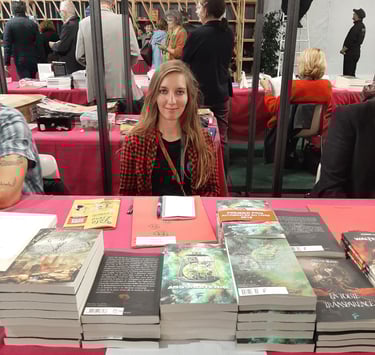 stand azelma sigaux fete du livre de saint etienne