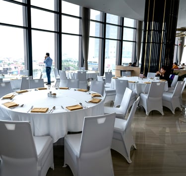 White Event Room Ready