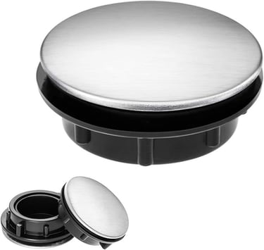 a round metal lid lid with a metal lid