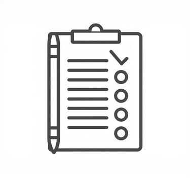 a clipboard with a checklist 