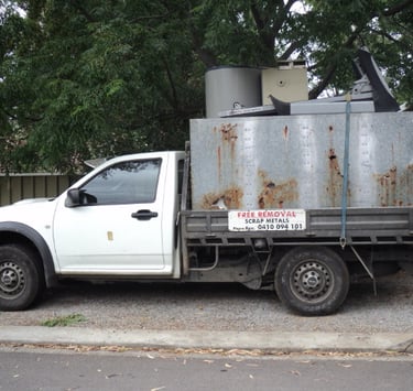 rain-water tank scrap metal