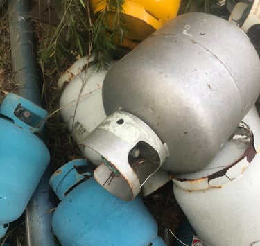 gas bottles