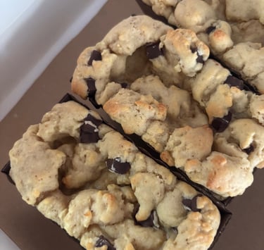 brookie: association de brownie et de cookie mi-cuit