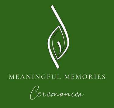 meaningful memories ceremonies logo