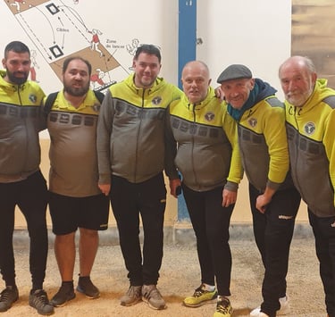 équipe de jeu provençal de Charnay-lès-Mâcon 