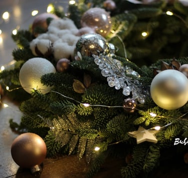 Kalėdinių vainikų dirbtuvės kalėdinės dekoracijos