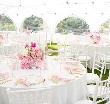 Krikštynų dekoratorė mergaitės krikštynos rožinės aukso įrankiai auksinės polėkštės krikštynos paviljone