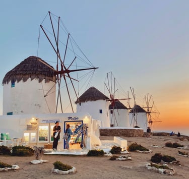 Moulins de Mykonos, Grèce