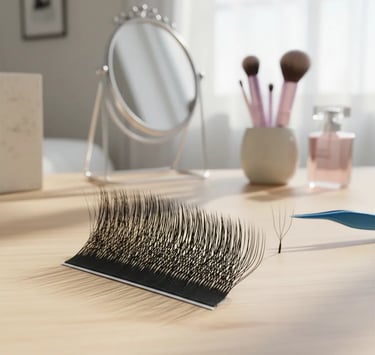 Cílios 4d W Fadvan Volume Egípcio Caixa Mix 8-14 Curvatura D