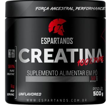 Creatina Monohidratada 500g Suplemento em pó 100%