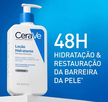 Loção Hidratante Corporal Sem Perfume, CeraVe 473ml