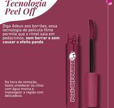 Máscara para cílios Dailus Peel-Off Panda