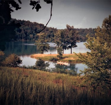 Canoe on Lake Vagabond