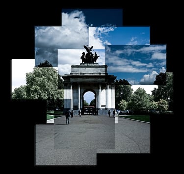 A massive joiner composition of Hyde Park Corner