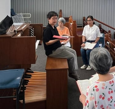 Liturgical playing workshop at a Methodist Church (SG)