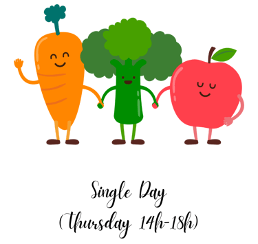 A graphic of vegetables