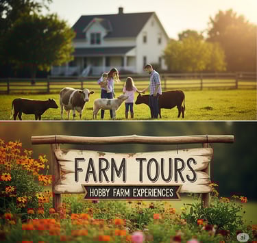 Farm Tourism, Hobby Farm website tips