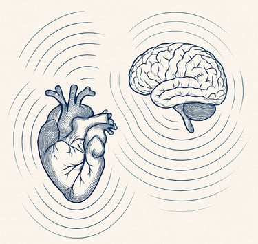 Emissions de champs électromagnétiques par le cerveau et le cœur