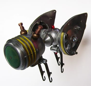 Creature sculpture by Santa Barbara artist Tal Avitzur.