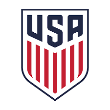 a us soccer team logo on a white background
