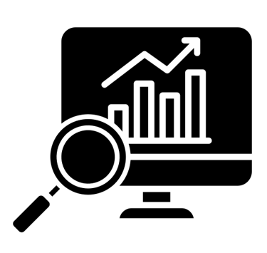 Bildschirm mit Wachstumskurve als Symbol für erfolgreiches Business Development